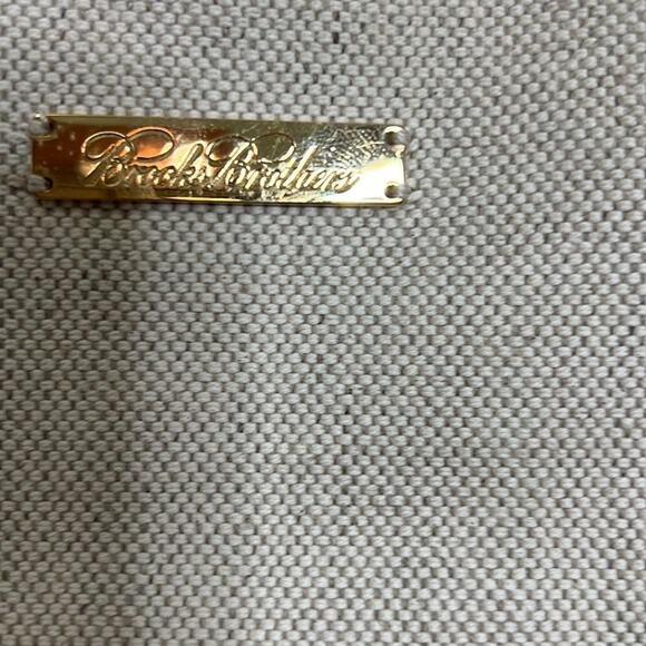 BROOKS BROTHERS SNAKESKIN TRIM CANVAS BLEND BAG - Picture 2 of 9